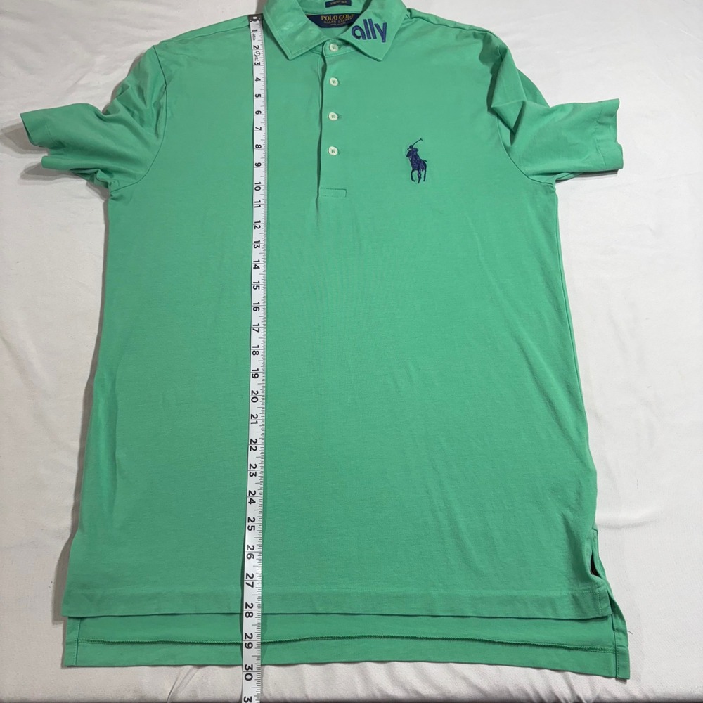 Ralph Lauren Polo Golf Mens Small Green Stretch Lisle Polo Shirt Ally Odyssey‎ - Picture 10 of 10